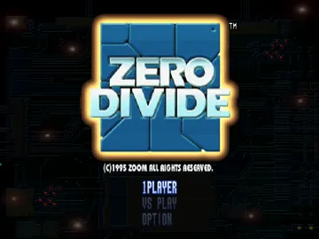 Zero Divide (US) screen shot title